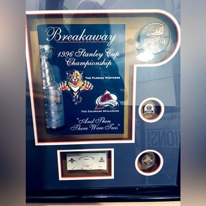 florida panthers memorabilia Wall Art Framed 1996 Stanley Cup Championship